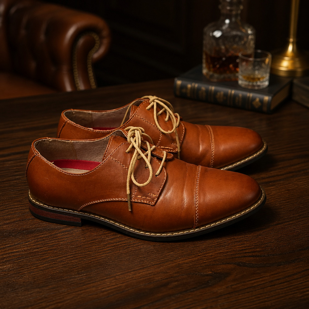 NWOB Bruno Marc Mens Shoes Oxford Size US 9.5